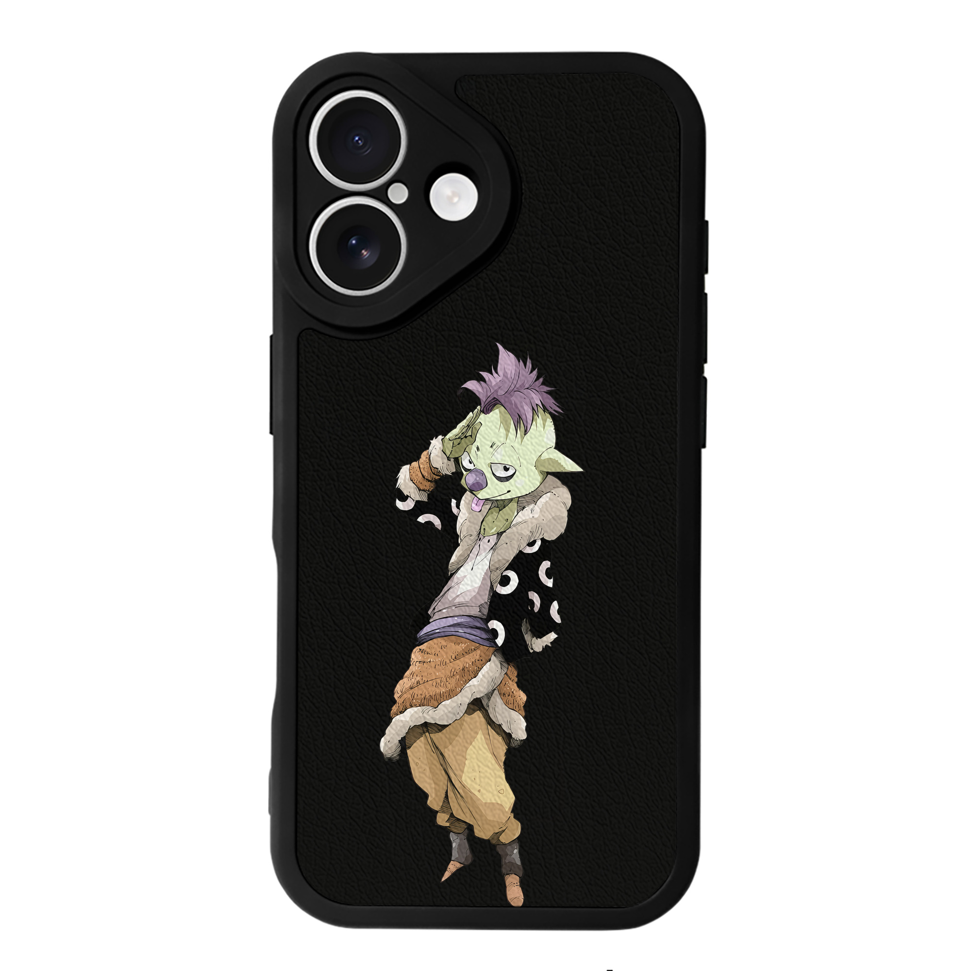 （画像用） 転スラ Regarding Reincarnated to Slime 【iPhone 16シリーズ対応】シリコンスマホケース（レザー調） 材質：シリコン